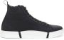 Roberto Cavalli Zwarte Suède Leren High-Top Sneaker - Thumbnail 1