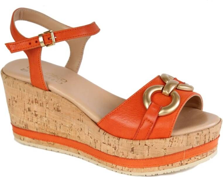 Roberto d'Angelo schoenen sandalen Oranje Orange Dames