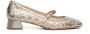 Roberto Festa Ade de leren en stoffen pumps - Thumbnail 1