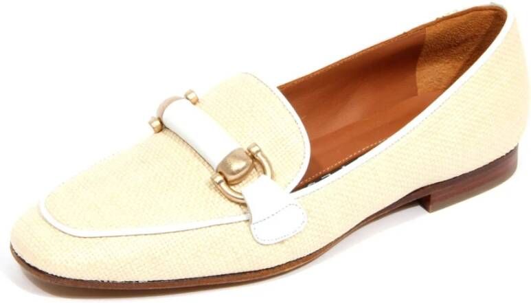 Roberto Festa Angie Raffia Beige Loafers