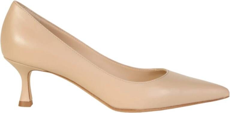 Roberto Festa Beige Hak Sculptuur Pumps Beige Dames