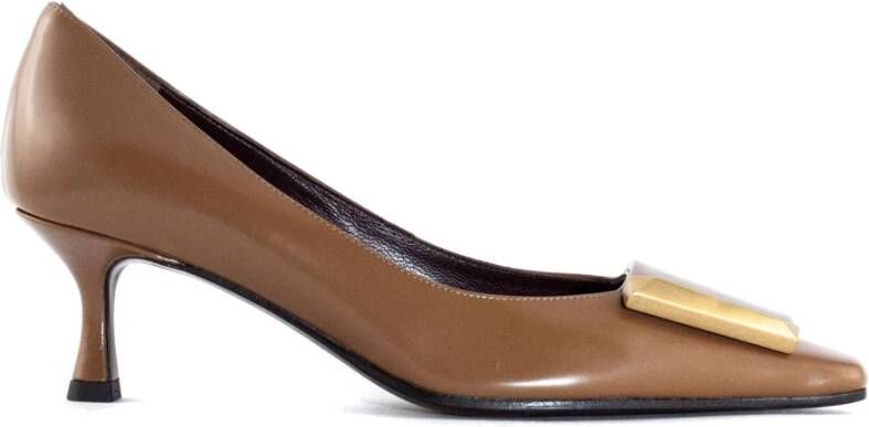Roberto Festa Beige Kalfsleren Mila Pumps