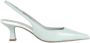 Roberto Festa Blauwe leren slingback hakken - Thumbnail 1