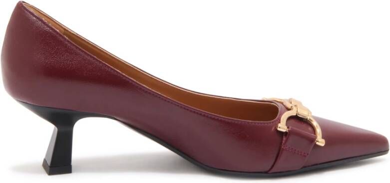 Roberto Festa Bordeaux Leren Schoenen 6cm Hak