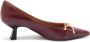 Roberto Festa Bordeaux Leren Schoenen 6cm Hak - Thumbnail 1