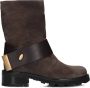 Roberto Festa Bruine Suède Biker Boots voor Dames - Thumbnail 1