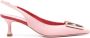 Roberto Festa Bubblegum Pink Slingback Mid Heel Sandalen - Thumbnail 1