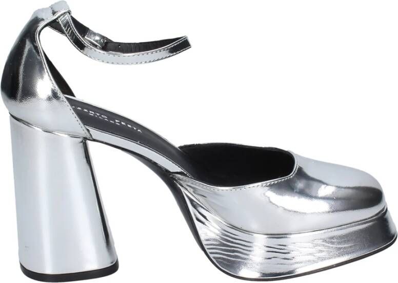 Roberto Festa Dames Glanzende Leren Sandalen Gray Dames