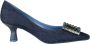 Roberto Festa Denim Sandalen met Juwelen 4.5cm Hak - Thumbnail 1