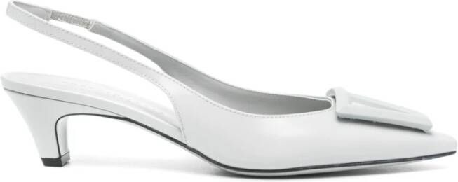 Roberto Festa Elastische slingback kittenhak sandalen