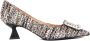 Roberto Festa Elegante Bouclè Stof Hakken Multicolor Dames - Thumbnail 1