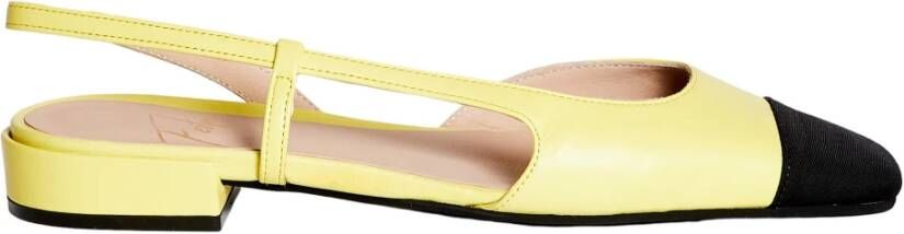 Roberto Festa Flat Sandals Yellow Dames