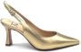 Roberto Festa Gouden Gelamineerde Slingback Hakken Yellow Dames - Thumbnail 1