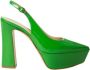 Roberto Festa Groene Slingback Sandalen van Lakleer - Thumbnail 1