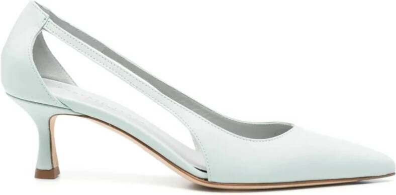 Roberto Festa Groene Tapered Heel Sandalen met Cut-Out