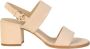 Roberto Festa Handgemaakte Minimalistische Assia Sandalen Beige Dames - Thumbnail 1