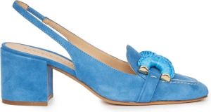 Roberto Festa Heeled Mules Blauw Dames