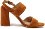 Roberto Festa Hoge hak sandalen Nevis Camoscio Wood - Thumbnail 1