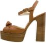 Roberto Festa Hoge hakken leren sandalen Beige Dames - Thumbnail 1