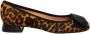 Roberto Festa Loafer met luipaardprint en strikdetail - Thumbnail 1