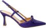 Roberto Festa Paarse Glitter Slingback Sandalen - Thumbnail 1