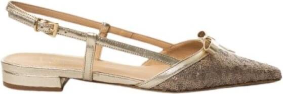 Roberto Festa Platte sandalen Beige Dames