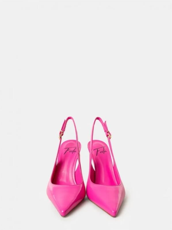 Roberto Festa Barbie leren slingback sandaal