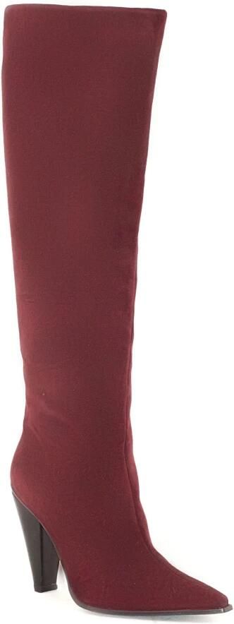 Roberto Festa Bordeaux Suède Hoge Hak Laarzen