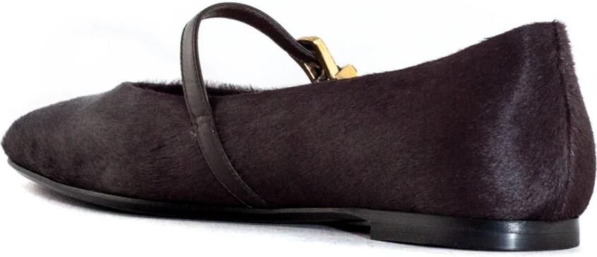 Roberto Festa Bruine Kalfshaar Ballerina Schoenen