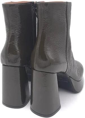 Roberto Festa Groene Lakleren Laarzen