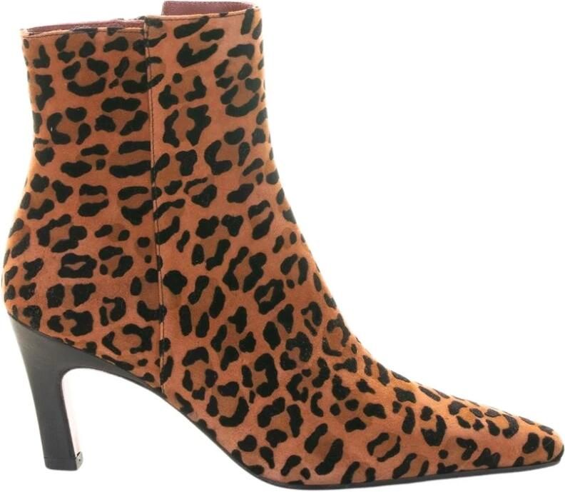 Roberto Festa Hoge Hak Laars met Puntige Neus