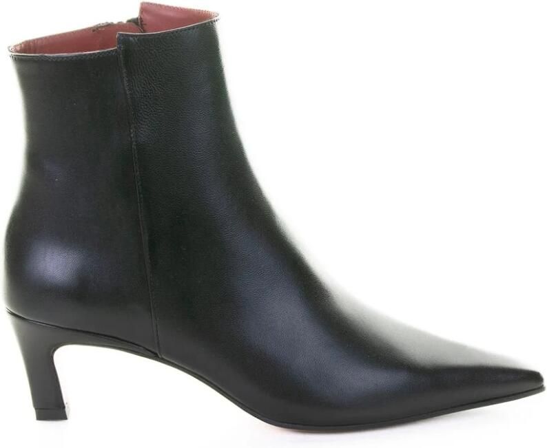 Roberto Festa Pointed Toe Kitten Heel Ankle Boots