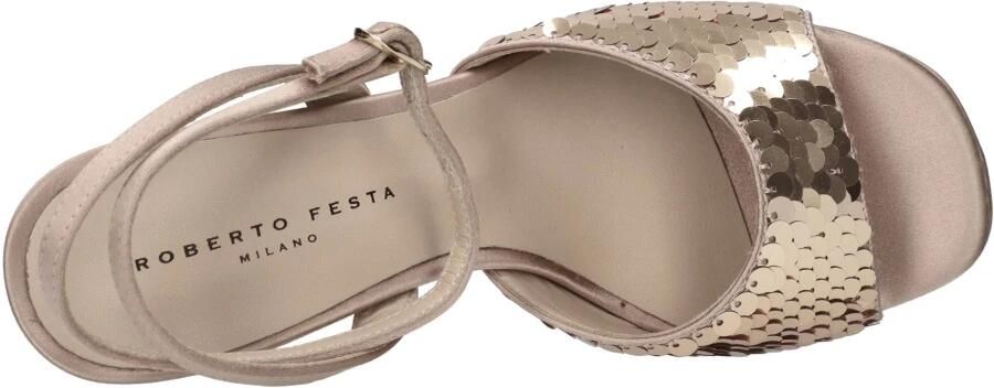 Roberto Festa Sandalen van satijn en pailletten - Foto 2