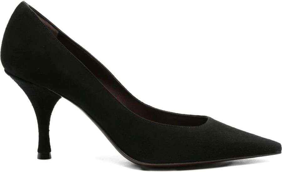 Roberto Festa Saroja 80mm Pointed Toe Suede Pumps - Foto 2