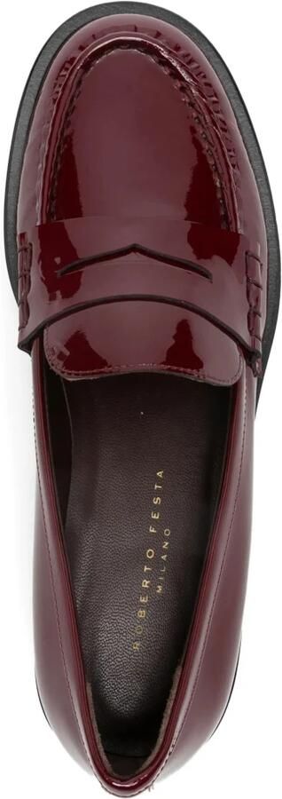 Roberto Festa Xander Leren Loafers met Lakafwerking