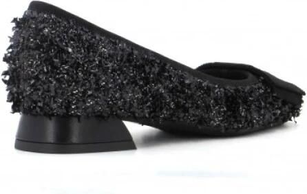 Roberto Festa Zwarte Ballerina Schoenen Soubrette Stijl