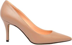 Roberto Festa Roze Leren Decolté met 8 cm Hak Roze Dames