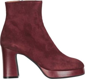 Roberto Festa Stijlvolle Leren Sneakers Rood Dames