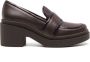 Roberto Festa Tijdloze Block Heel Loafers voor vrouwen Bruin Dames - Thumbnail 1