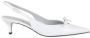 Roberto Festa Witte Leren Slingback Hakken - Thumbnail 1