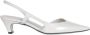 Roberto Festa Witte stenen leren slingback sandalen - Thumbnail 1
