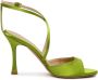 Roberto Festa Xose Satin Sandal Pistacchio Groen - Thumbnail 1