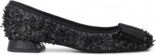 Roberto Festa Zwarte Ballerina Schoenen Soubrette Stijl