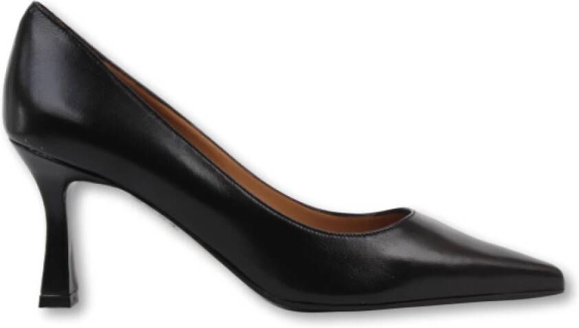 Roberto Festa Zwarte Hakken 7 cm Hakhoogte Black Dames