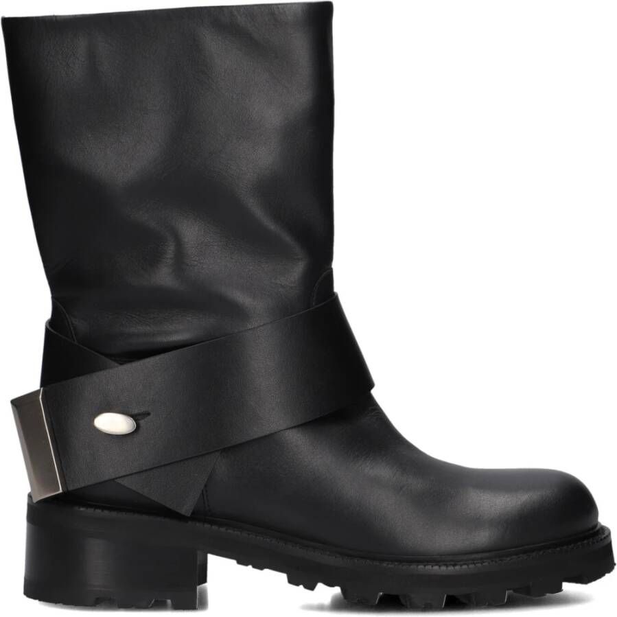 ROBERTO FESTA Biker Boots Dames Emelin Maat: 40 Materiaal: Leer Kleur: Zwart - Foto 1
