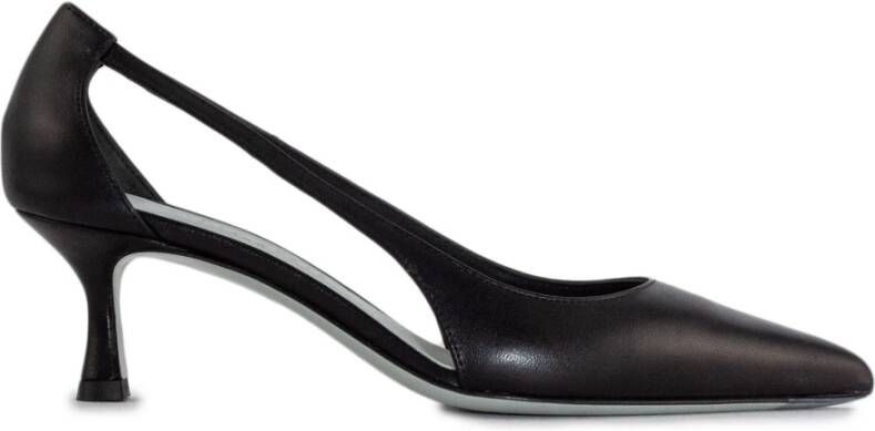 Roberto Festa Zwarte leren Coralie pumps met hak