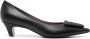 Roberto Festa Zwarte leren pumps met rubberen detail Black Dames - Thumbnail 1