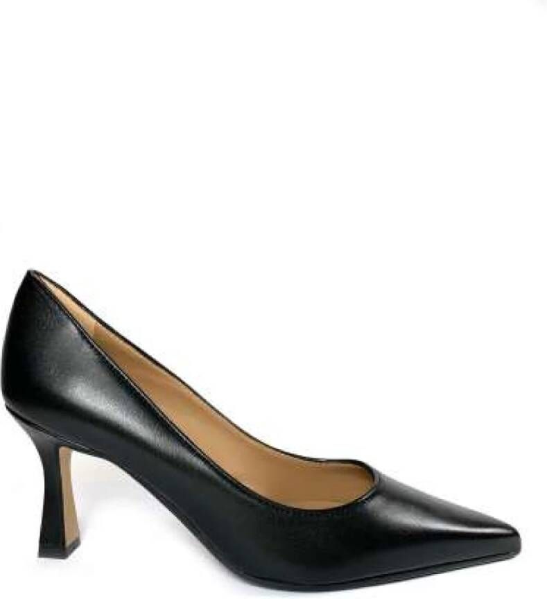 Roberto Festa Zwarte Leren Pumps Verhoog Je Stijl Black Dames