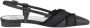 Roberto Festa Zwarte leren slingback platte schoenen - Thumbnail 1