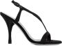 Roberto Festa Zwarte Satijnen Jennie Sandalen 10cm Hak - Thumbnail 1